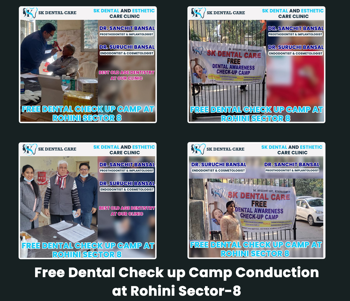 Free Dental Checkup Camp at Rohini Sector 18